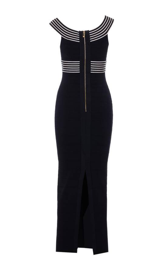 26SS 엘리자베타프랜치 미디 원피스 AM75S61E2 685 Black - ELISABETTA FRANCHI