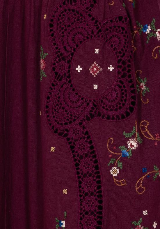 26SS 씨뉴욕 미디 원피스 245 BURGUNDY Red - SEA NY