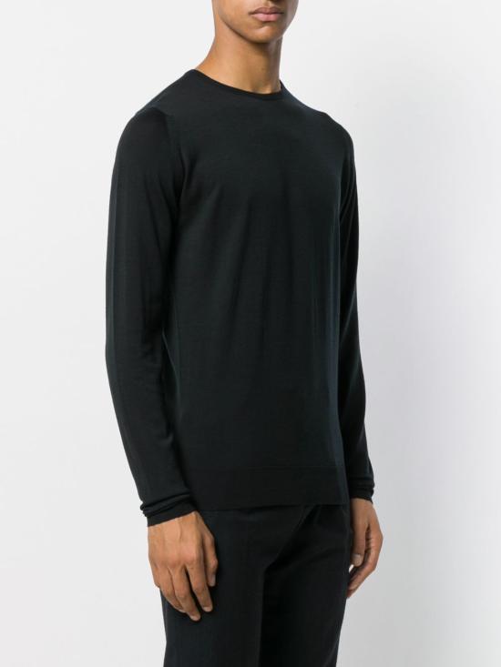 25FW 존스메들리 스웨터 LUNDY BLACK Black - JOHN SMEDLEY