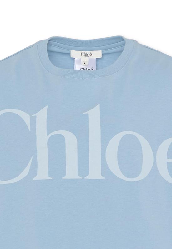 26SS [키즈] 끌로에 티셔츠 C20859 821 LIGHT BLUE - CHLOE