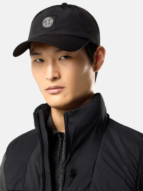 26SS 스톤 아일랜드 볼캡 L1S159100001S0323 V0029 Black - STONE ISLAND
