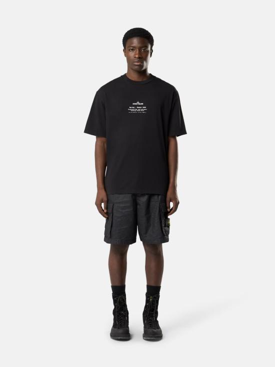 26SS 스톤 아일랜드 반팔 티셔츠 L1S152100001S0285 V0029 Black - STONE ISLAND