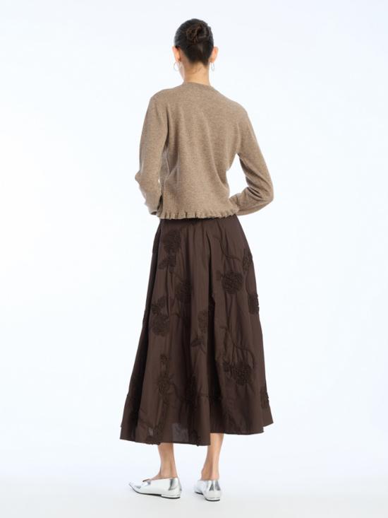 26SS 로테이트 숏 스커트 115100 1667 Brown - ROTATE