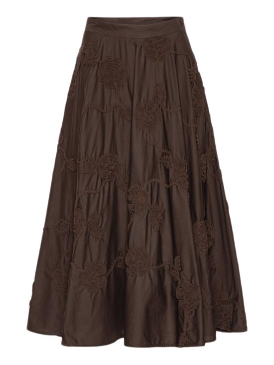 26SS 로테이트 숏 스커트 115100 1667 Brown