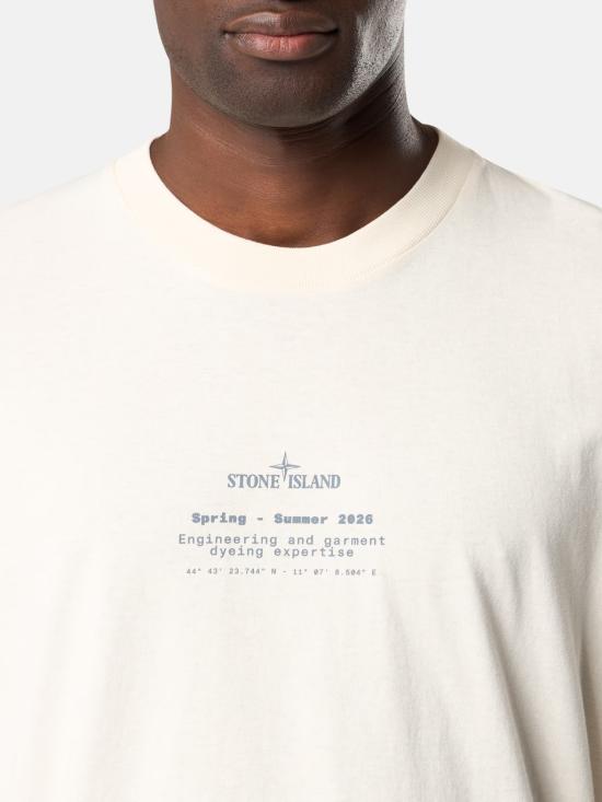 26SS 스톤 아일랜드 반팔 티셔츠 L1S152100001S0285 V0093 White - STONE ISLAND