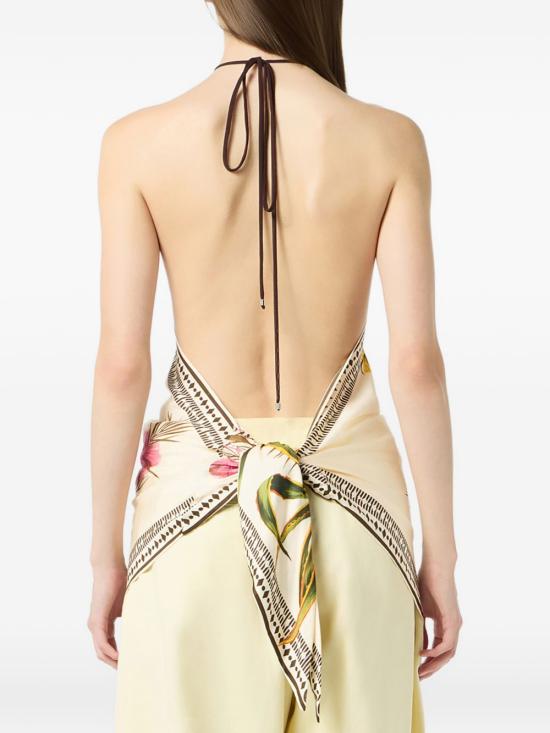 26SS 블루마린 긴팔 티셔츠 P622C438A F8177 Amberlight - BLUMARINE