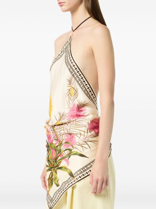 26SS 블루마린 긴팔 티셔츠 P622C438A F8177 Amberlight - BLUMARINE