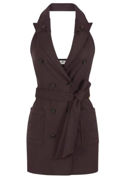 26SS 엘리자베타프랜치 미디 원피스 AB91461E2 644 Brown