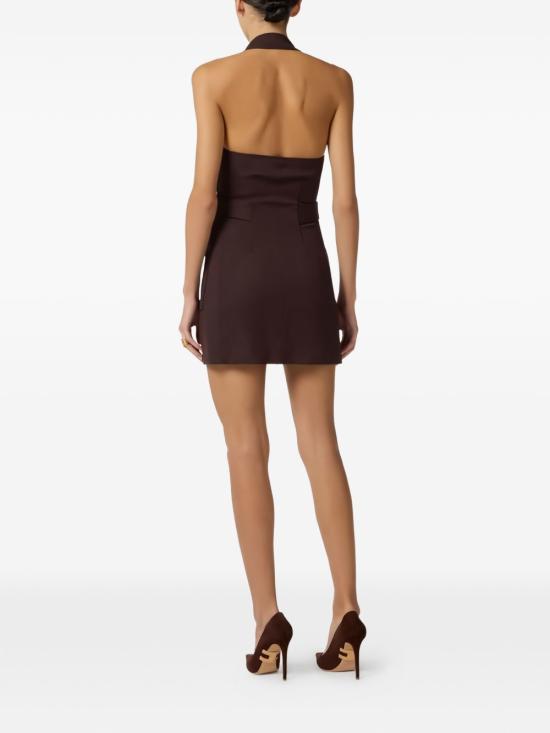 26SS 엘리자베타프랜치 미디 원피스 AB91461E2 644 Brown - ELISABETTA FRANCHI