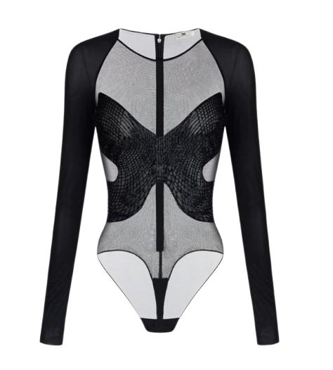 26SS 엘리자베타프랜치 바디수트 티셔츠 BO01061E2 110 Black