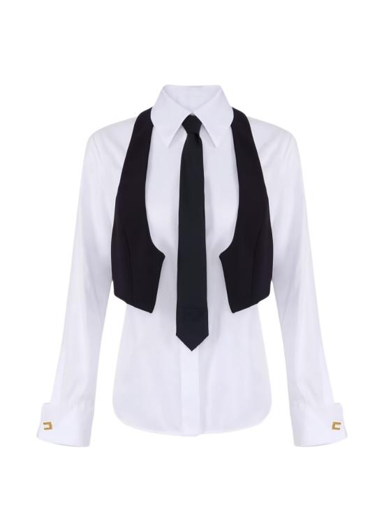 26SS 엘리자베타프랜치 셔츠 CA14261E2 221 White - ELISABETTA FRANCHI