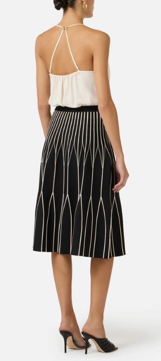 26SS 엘리자베타프랜치 바디수트 티셔츠 BO01461E2 193 Burro - ELISABETTA FRANCHI
