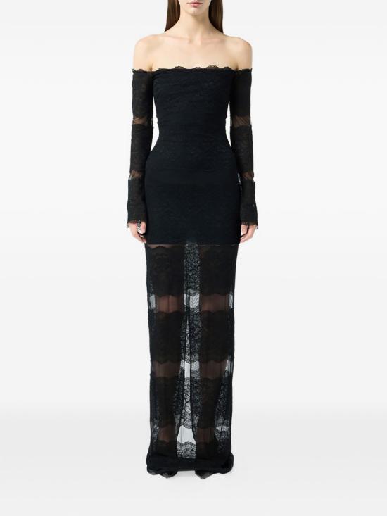 26SS 블루마린 미디 원피스 P622A760A N0990 Black - BLUMARINE