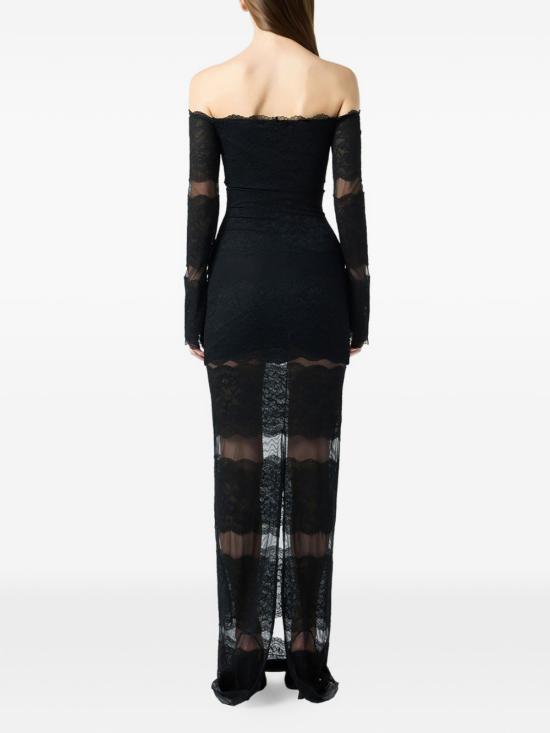 26SS 블루마린 미디 원피스 P622A760A N0990 Black - BLUMARINE