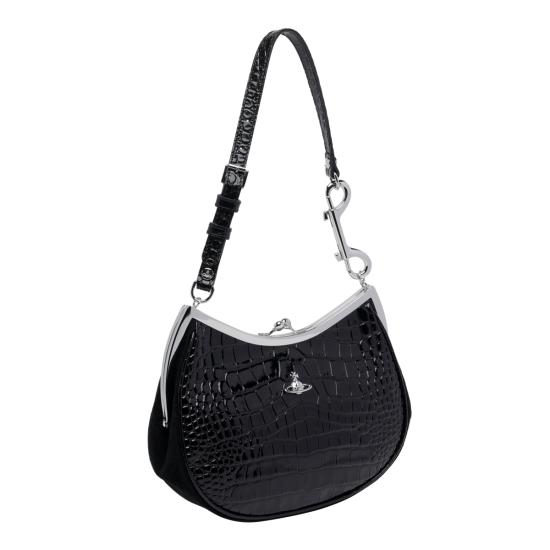 26SS 비비안웨스트우드 숄더백 4B01000VW L0098N401 Black - VIVIENNE WESTWOOD