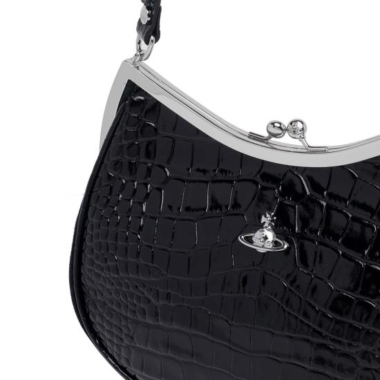 26SS 비비안웨스트우드 숄더백 4B01000VW L0098N401 Black - VIVIENNE WESTWOOD