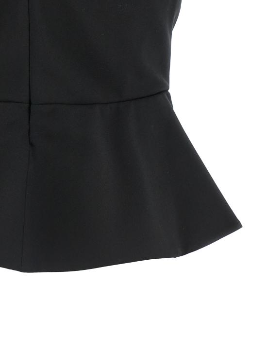 26SS 넨시 도자카 이브닝 티셔츠 NDTOP1107500100BLACK Black - NENSI DOJAKA