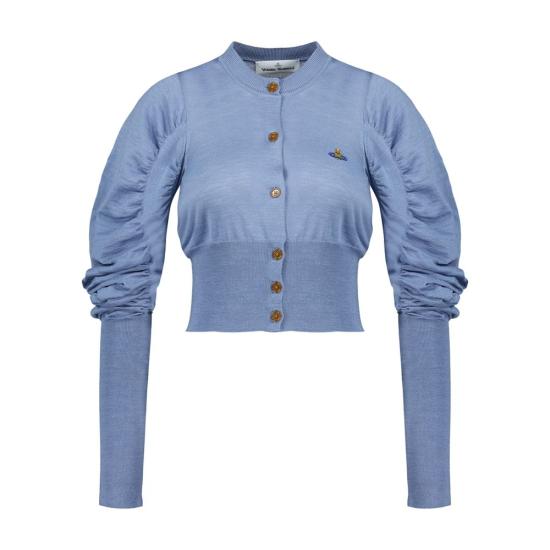 26SS 비비안웨스트우드 가디건 1803007F Y001A K402 blue