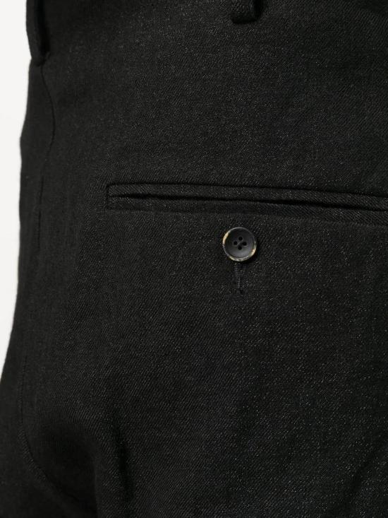  우마 왕 스트레이트 팬츠 UM3521 A02W2UW900 BLACK - UMA WANG