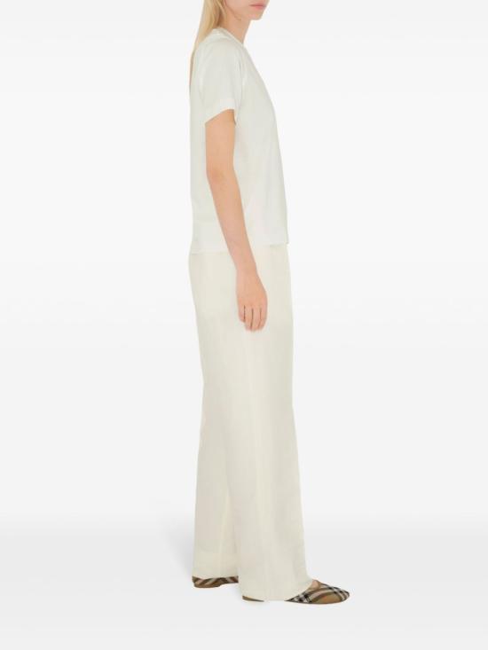 26SS 버버리 체크 라벨 티셔츠 8104886 B7078 NUDE NEUTRALS - BURBERRY