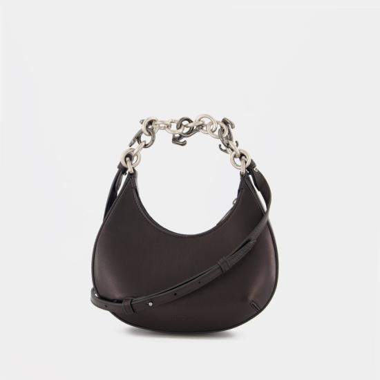 25SS 오프화이트 숄더백 OWNN184C99LEA0011000 BLACK - OFF WHITE