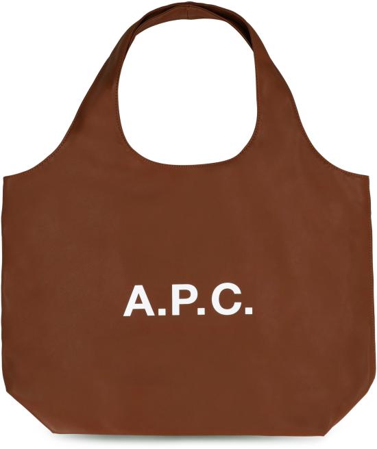 26FW 아페쎄 니논 토트백 PUAATM61565 CAD BROWN - A.P.C.