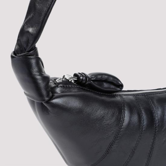 26FW 르메르 크루아상 레더 숄더백 BG0003LL095 BK999 BLACK - LEMAIRE