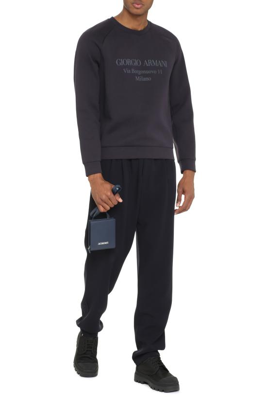 26SS 조르지오 아르마니 스웨터 3GSM81SJSXZ UBVN BLUE - GIORGIO ARMANI