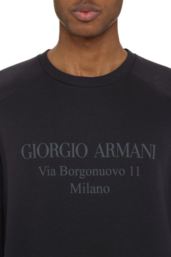 26SS 조르지오 아르마니 스웨터 3GSM81SJSXZ UBVN BLUE - GIORGIO ARMANI