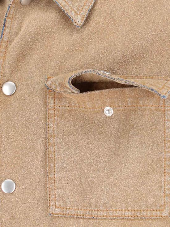 26SS MM6 메종마르지엘라 자켓 SH0AM0078 M30050 123 Brown - MM6 MAISON MARGIELA