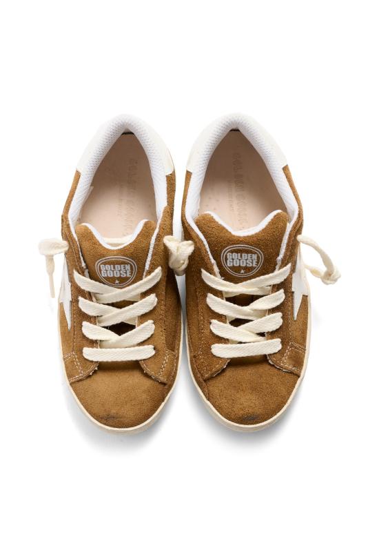 26SS [키즈] 골든구스 스니커즈 GYF01028 F008027 55377 BROWN - GOLDEN GOOSE