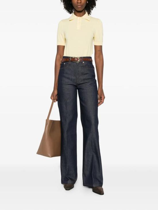 26SS 아페쎄 폴로 티셔츠 COEZJ F23479 DAB LIGHT YELLOW - A.P.C.