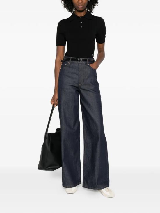 26SS 아페쎄 폴로 티셔츠 COEZJ F23479 LZZ BLACK - A.P.C.