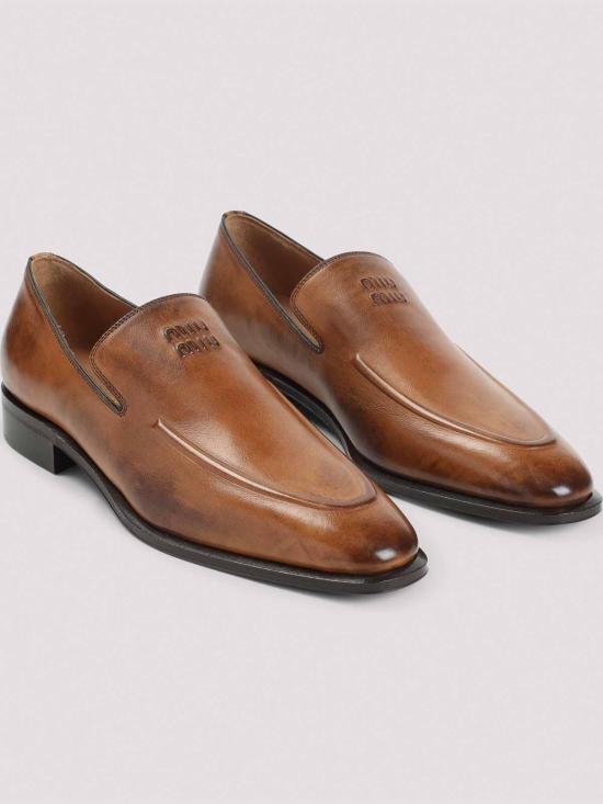  미우미우 로퍼 5D545EFA020537F0046 Brown - MIU MIU