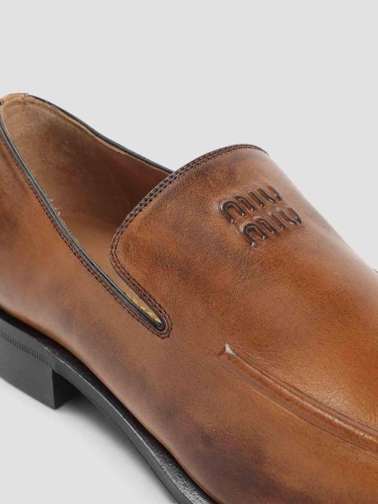  미우미우 로퍼 5D545EFA020537F0046 Brown - MIU MIU