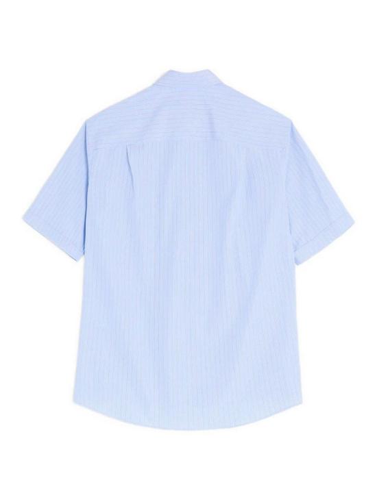 25FW 발렌티노 가라바니 반팔 셔츠 7V3AAE87B2SSCJ Blue - VALENTINO GARAVANI