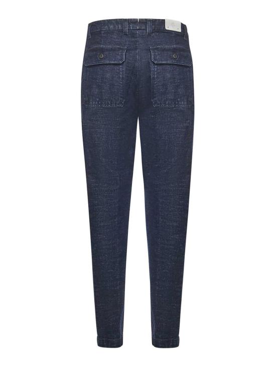 25FW 일레븐티 스트레이트 팬츠 L75PANL02TES0L08711 Blue - ELEVENTY