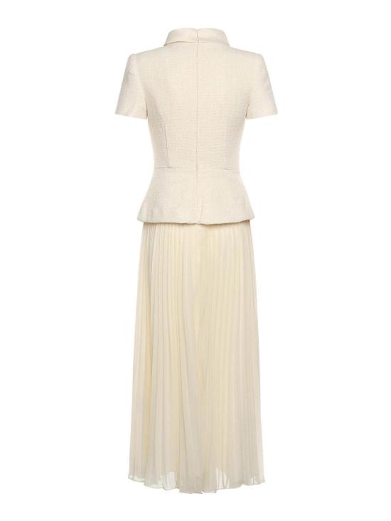 27SS 셀프 포트레이트 미디 스커트 RS26161MBC White - SELF PORTRAIT