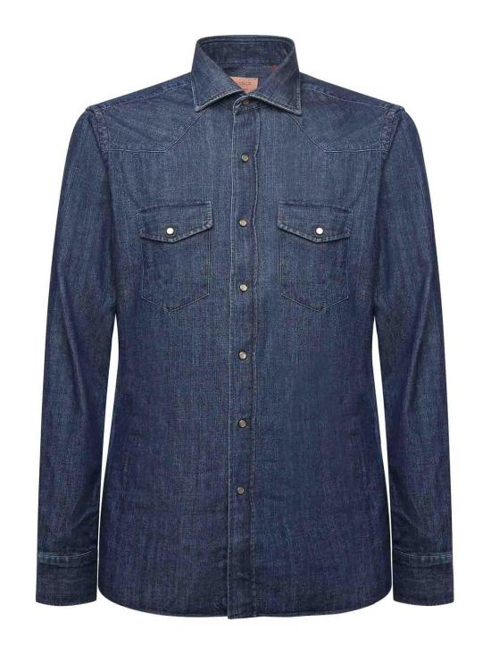  보리엘로 데님 셔츠 130501 Blue