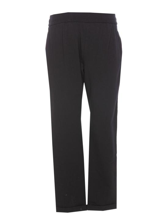 26SS 브루넬로 쿠치넬리 스트레이트 팬츠 MH827FB799C101 Black - BRUNELLO CUCINELLI