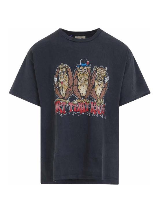 26SS 갤러리 디파트먼트 반팔 티셔츠 SNE10285VINTAGE Black