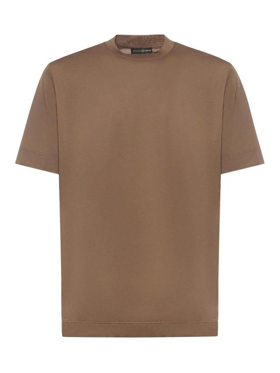 26SS 줄리아노 갈리아노 반팔 티셔츠 AIGUEMUD Taupe