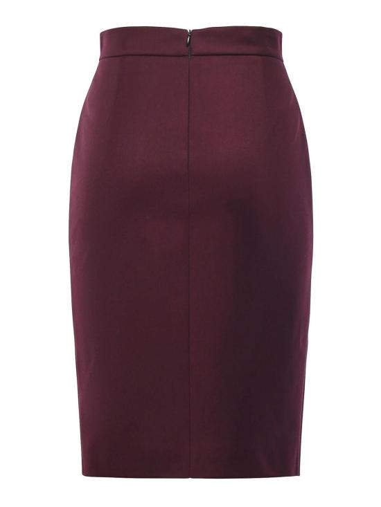 26FW 나인 미니츠 미디 스커트 26FWNGN0001 Dark Red - NINEMINUTES