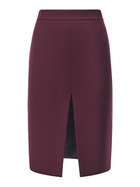 26FW 나인 미니츠 미디 스커트 26FWNGN0001 Dark Red