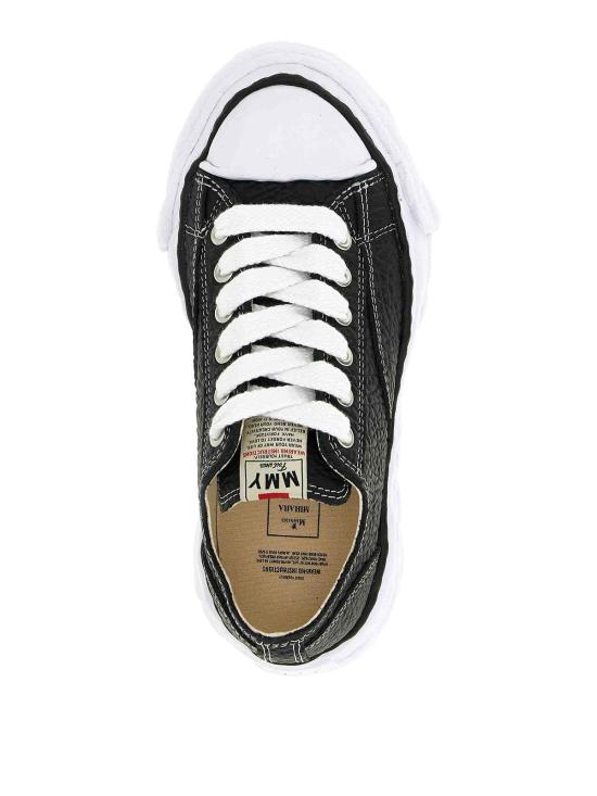  메종 미하라 야스히로 피터슨23 OG 솔 몬스터 레더 로우탑 스니커즈 A15FW723BLACK White - MAISON MIHARA YASUHIRO