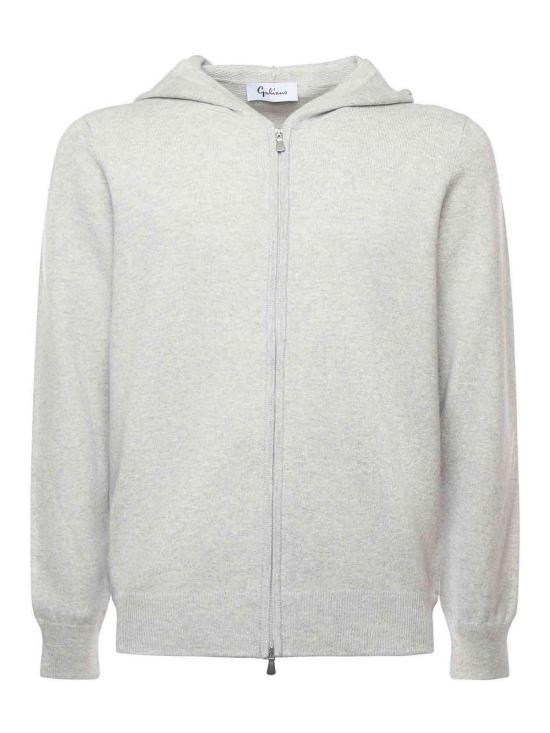 25FW 줄리아노 갈리아노 후드 티셔츠 572E12 Grey