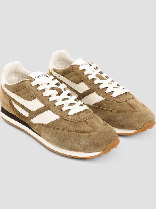 26SS 톰포드 스니커즈 J1511LCL046NERA Beige - TOMFORD