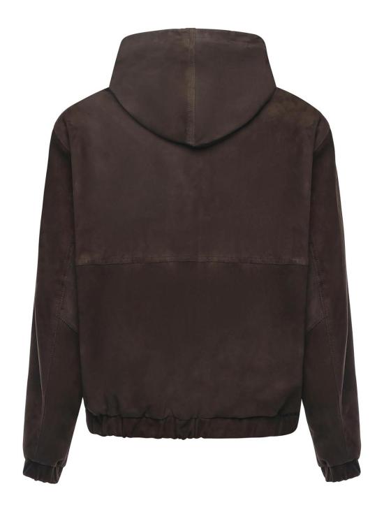 25FW 줄리아노 갈리아노 후드 티셔츠 OHIOCAMOSCIO Brown - GIULIANO GALIANO