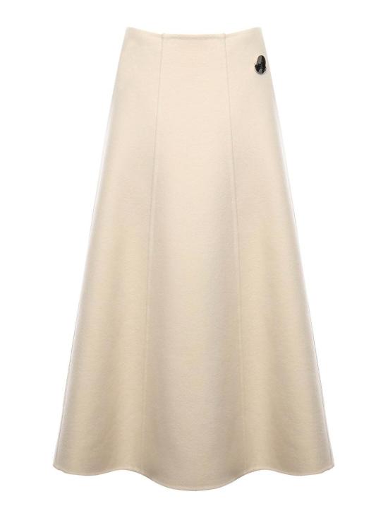  몽클레어 미디 스커트 K24052D00008M6407031 White
