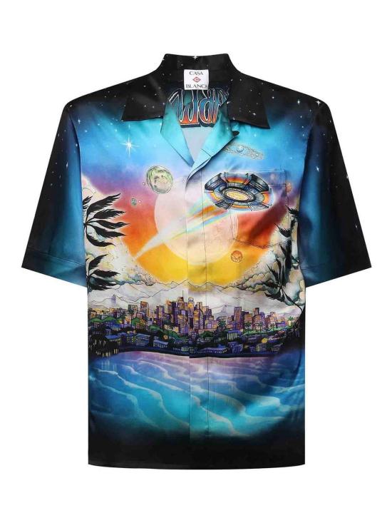  카사블랑카 반팔 셔츠 UMS25SH0304 Red